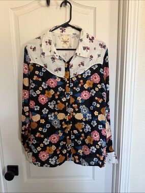 Cotton & Rye Floral Button-Down Shirt
